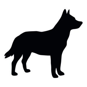 Dog Silhouette 1