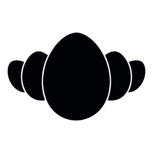 Eggs Silhouette