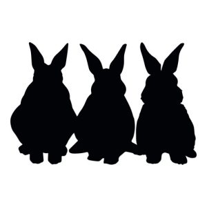 Rabbit Pen Silhouette 1