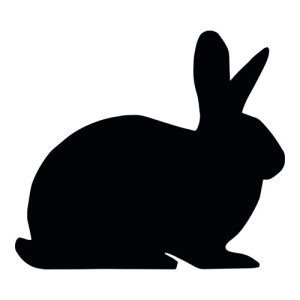 Rabbit Silhouette 2