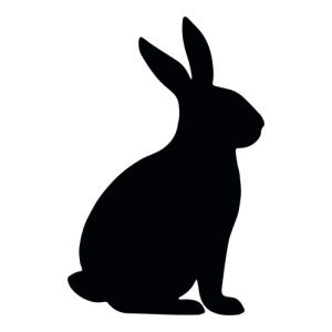 Rabbit Silhouette 3