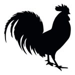 Rooster Silhouette 1