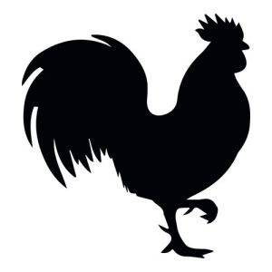 Rooster Silhouette 2