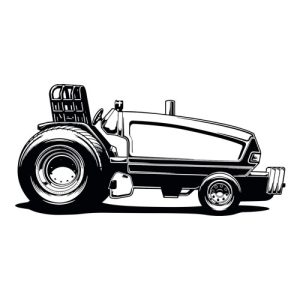 Tractor Silhouette 3