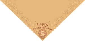 Happy Thanksgiving Bandana